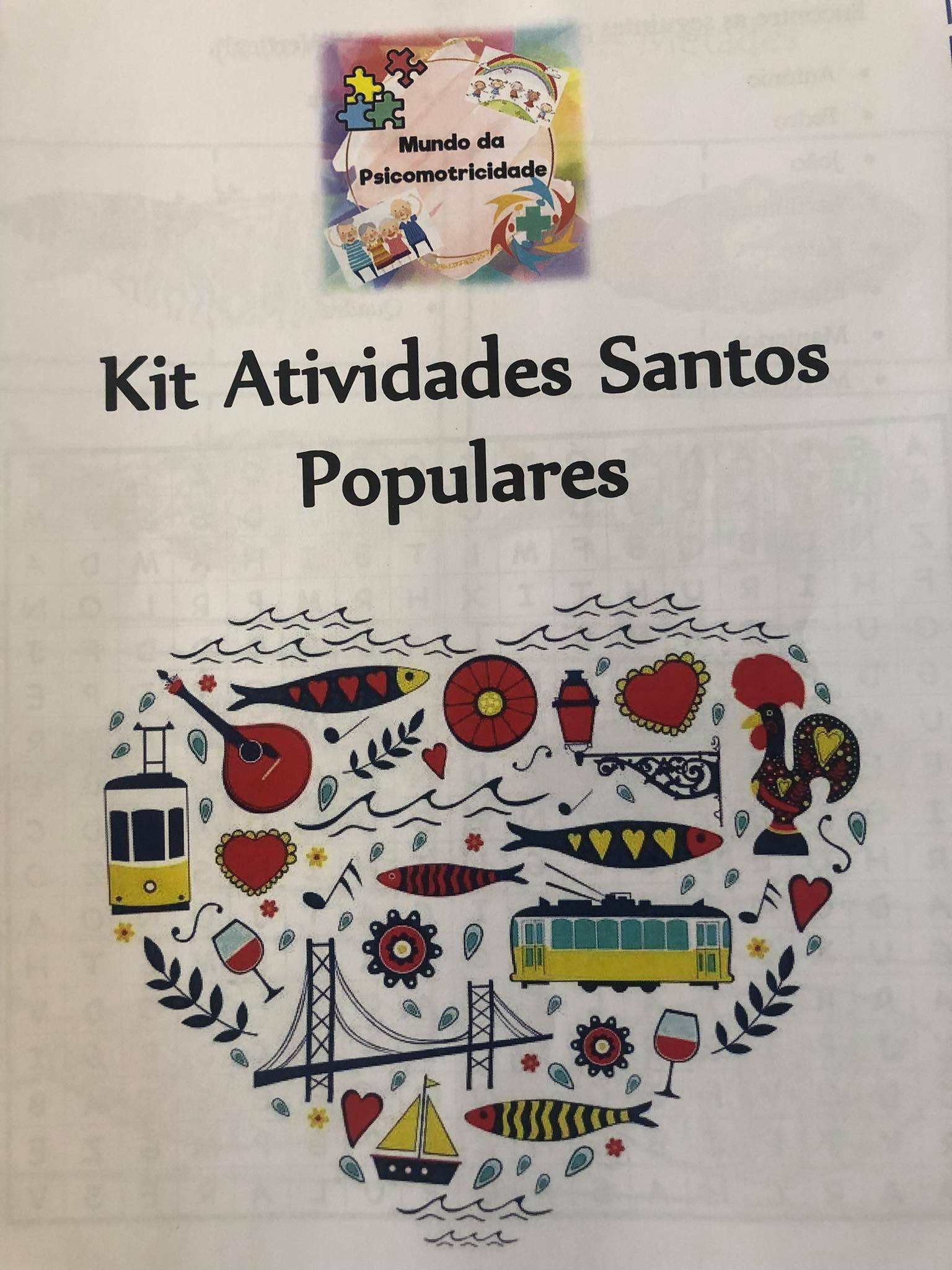 Notícias - Kit de atividades dos Santos Populares